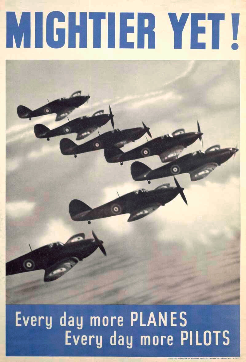 WWII RAF Hurricane 'Mightier Yet' 0000-4101
