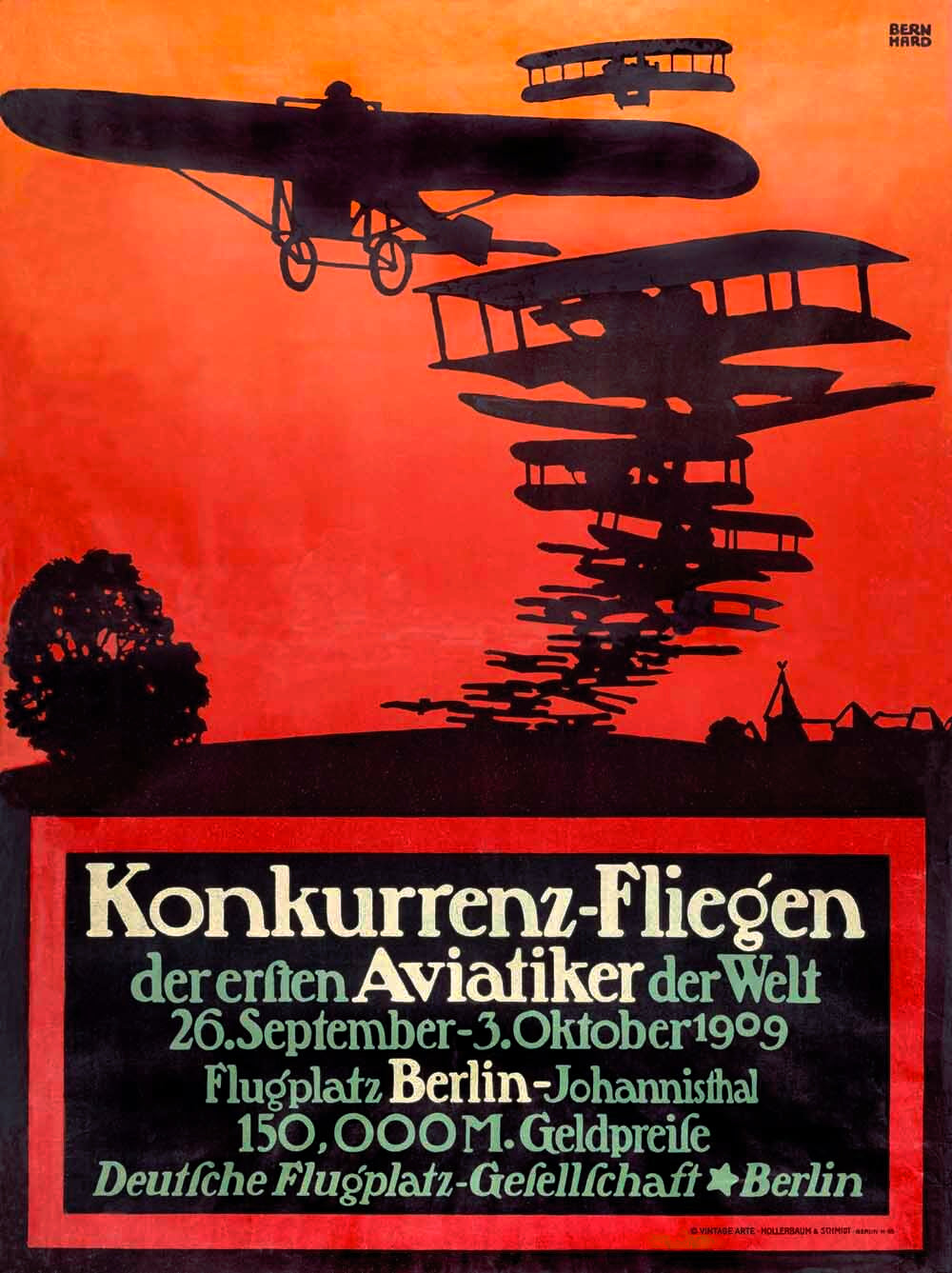 German Biplane Monoplane Air Show 0000-4141
