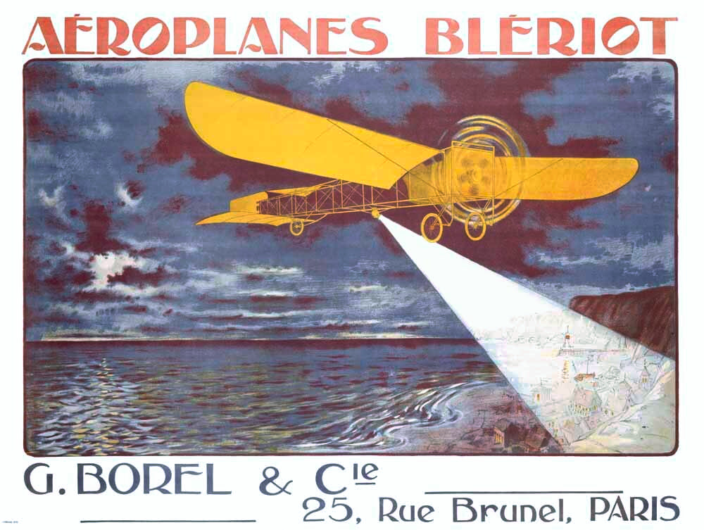 French Bleriot Monoplane Poster 0000-4151