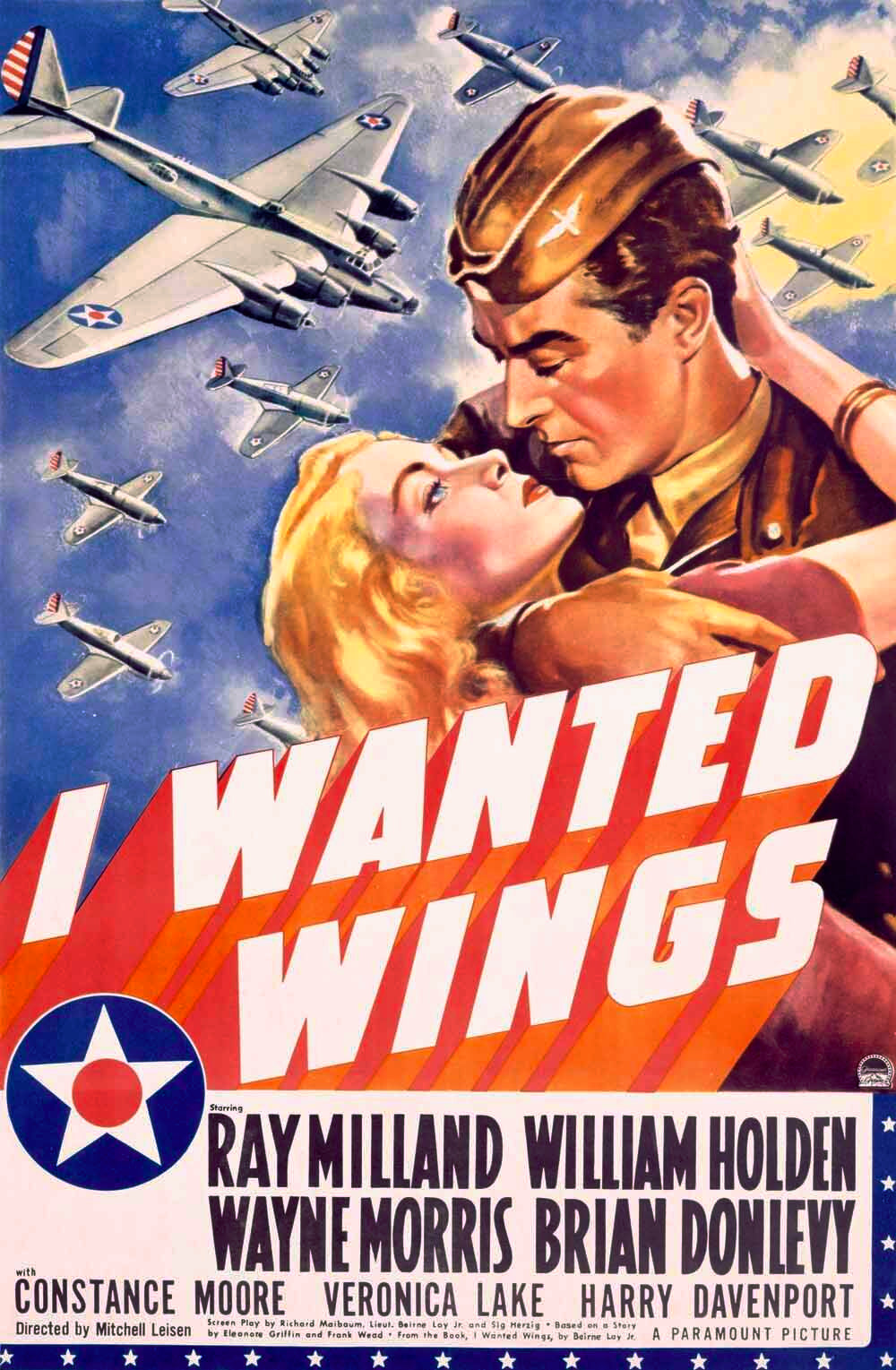 William Holden WWII AFF Wings Movie Poster 0000-4196