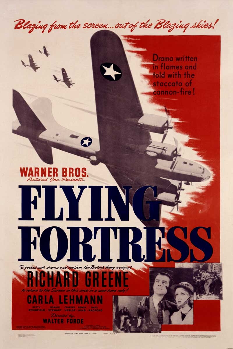 WWII B17 Flying Fortress Movie Poster 0000-4204