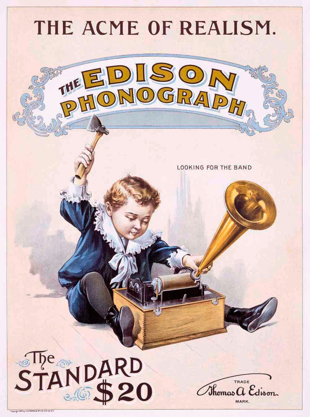 Edison Standard Phonograph Poster 0000-4361