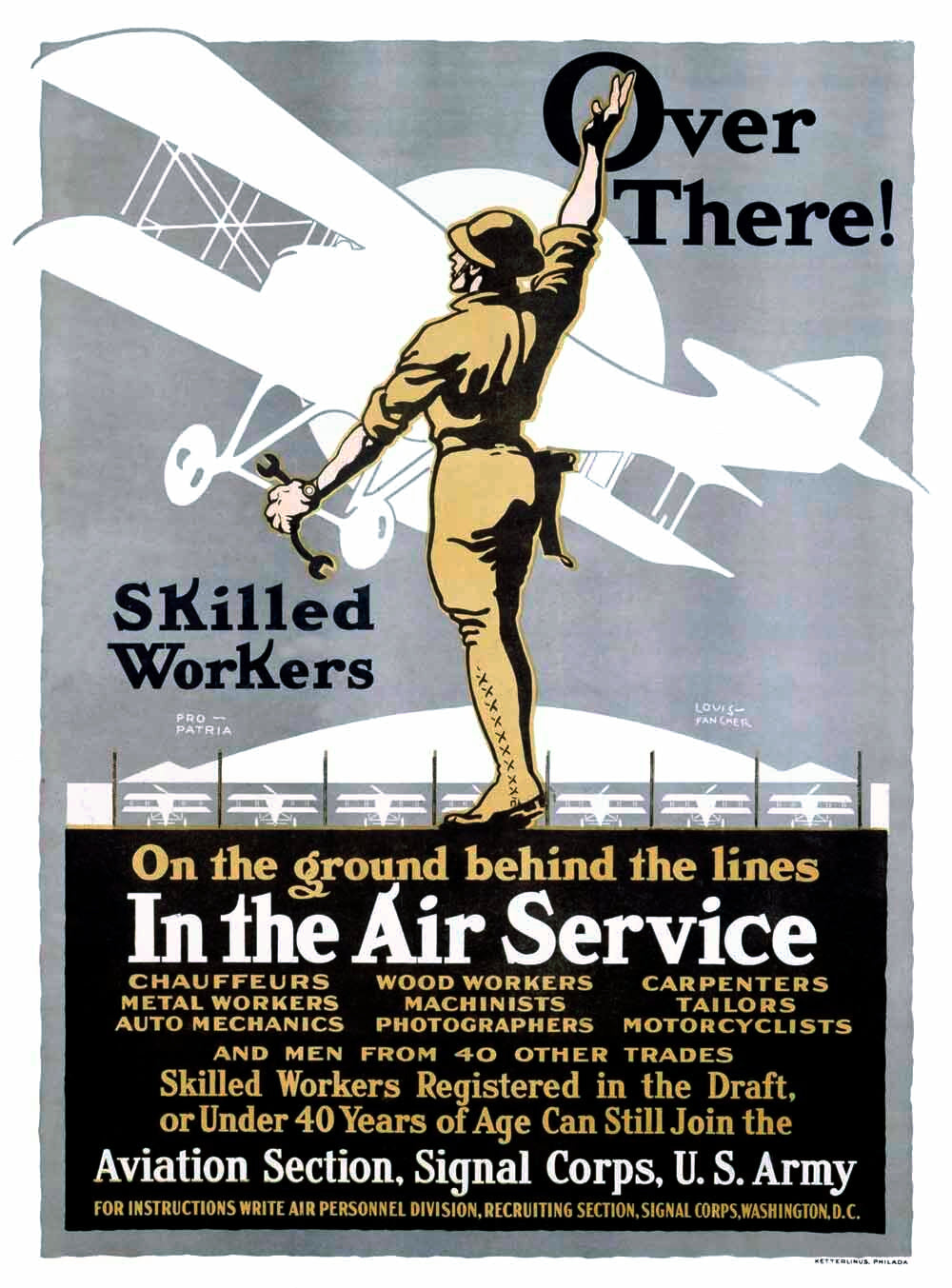 WWI U.S. Air Corps Serivce 0000-4374