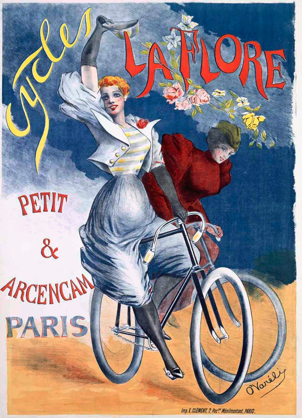 French Le Fore Bicycle Promotional Poster 0000-4388