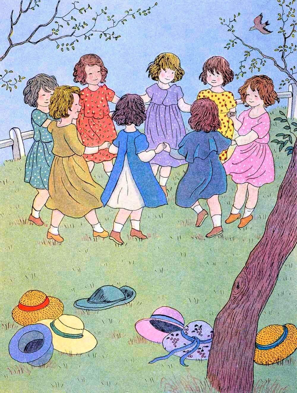 Childrens Ring Around the Posie Poster 0000-4574
