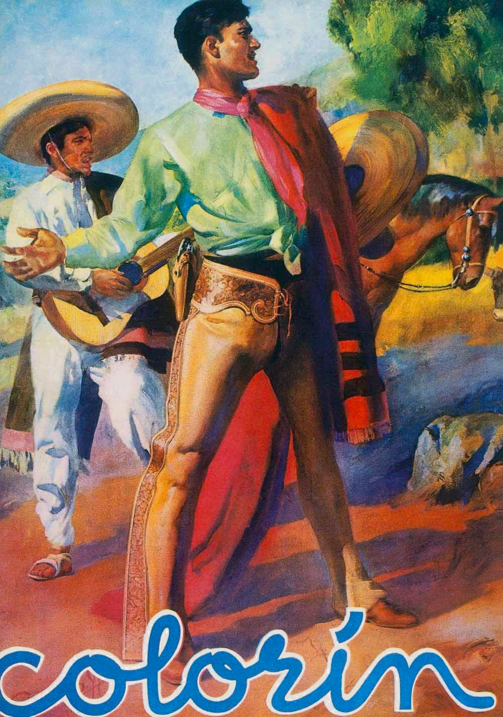 Mexico Ranchero Cowboy Poster 0000-4928