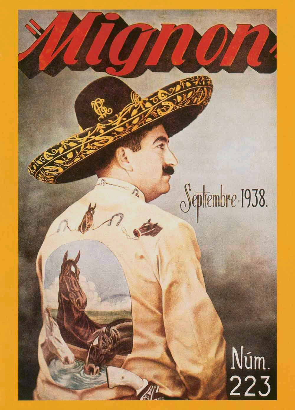 Mexico Mignon Ranchero Cowboy Poster 0000-4935