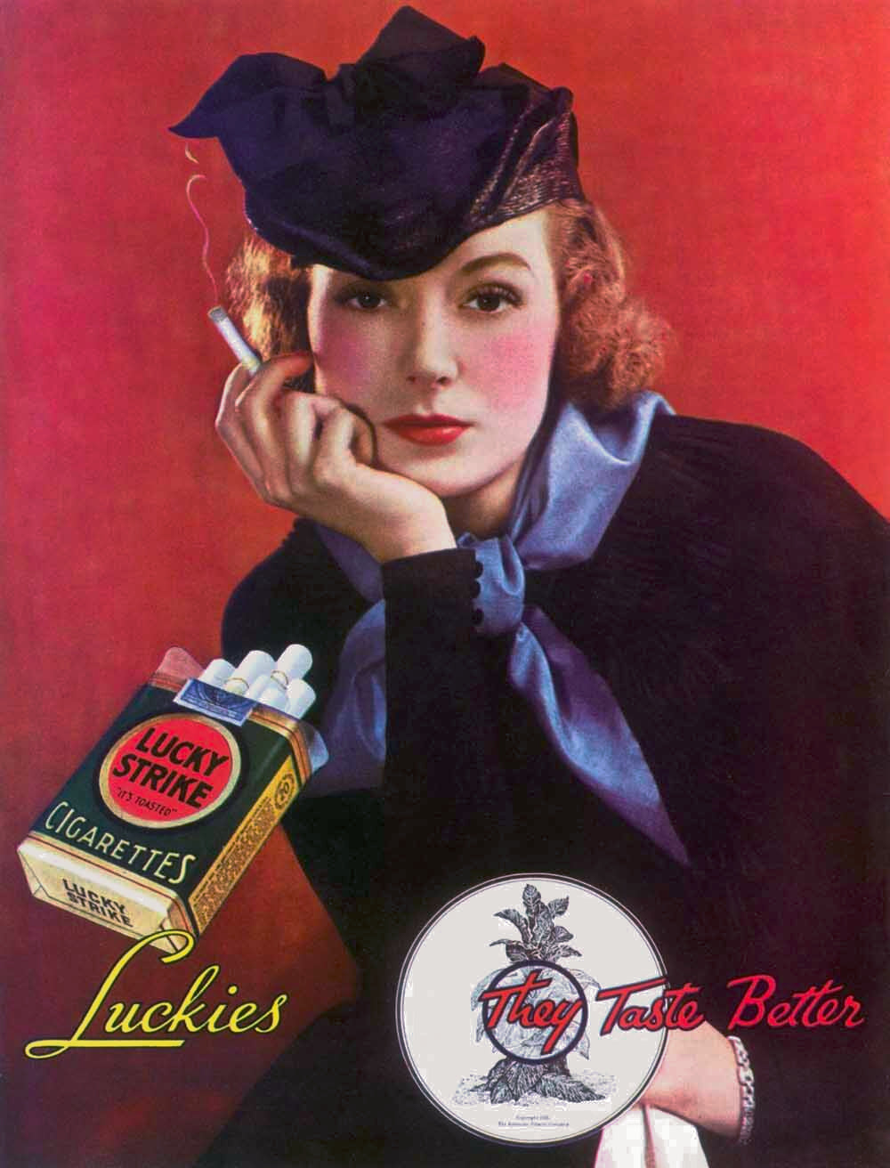 Lucky Strike Cigarette Poster 0000-4938