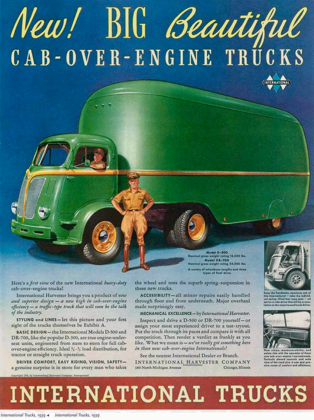 International Cab Over Truck Poster 0000-4940