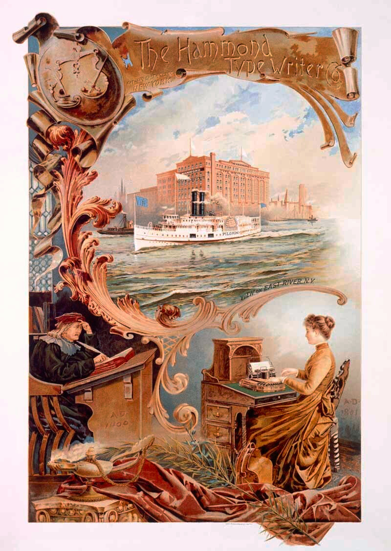 Hammond Typewriter New York Poster 0000-5258