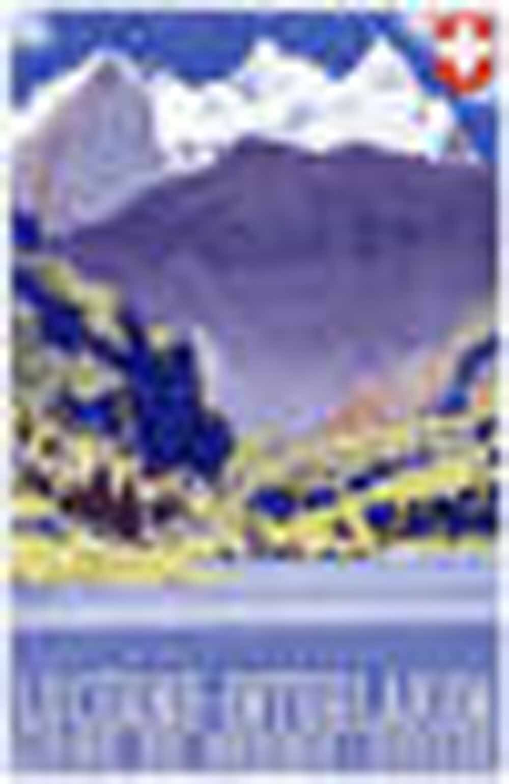 Swiss Alps Lucerne Travel Poster 0000-5324