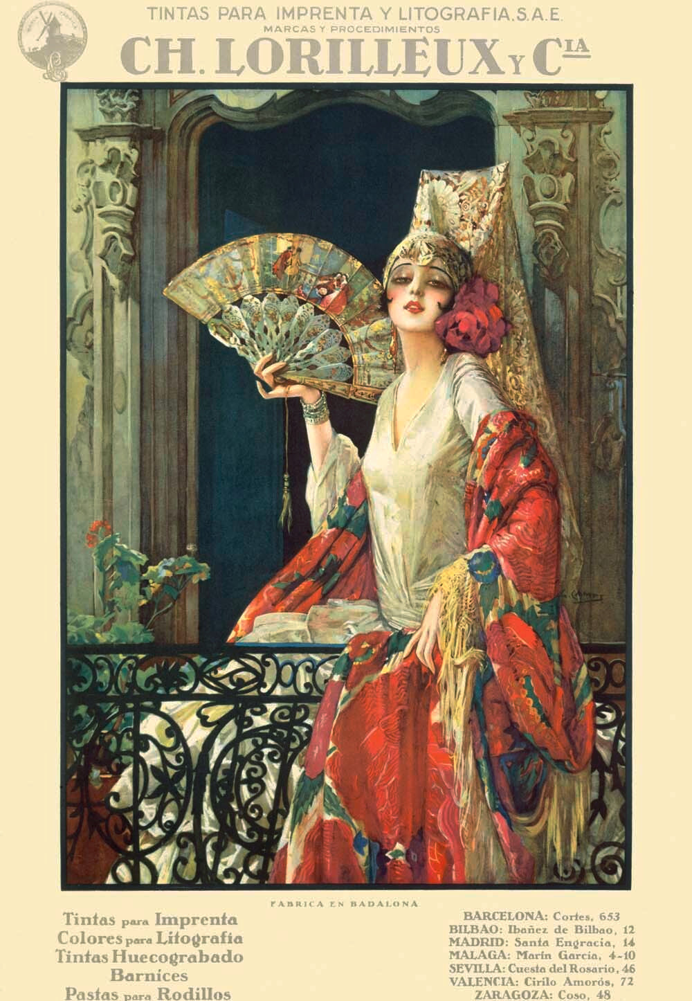 Flamenco Dancer in Exposition Poster 0000-5369