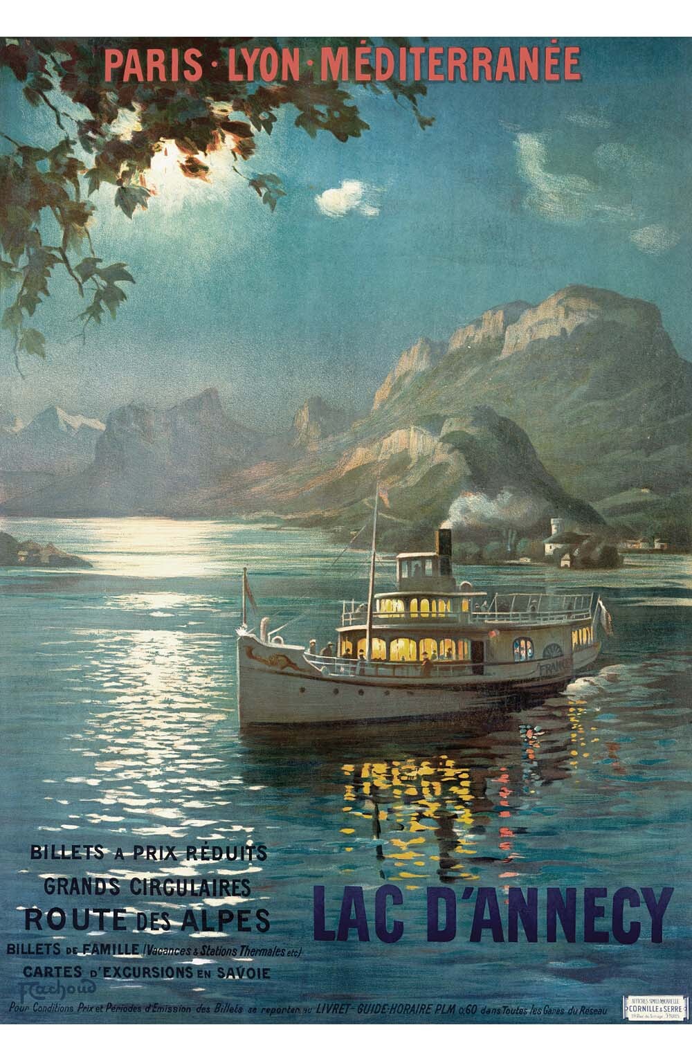 PLM Railroad, Lake d'Annecy 0000-6331