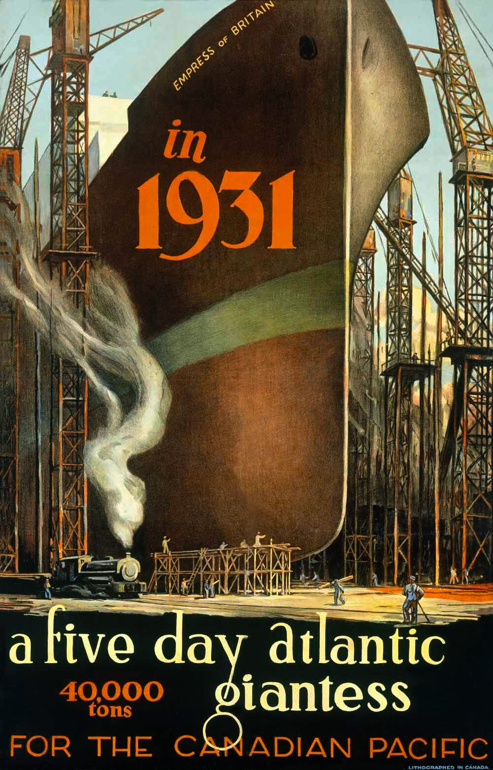 Canadian Pacific Empress Britain Poster 0000-8062