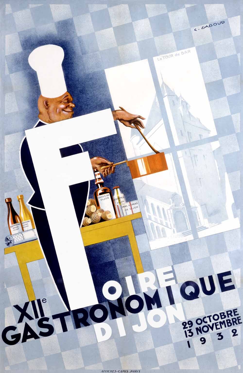 French Culinary Cooking Fair Poster 0000-8358