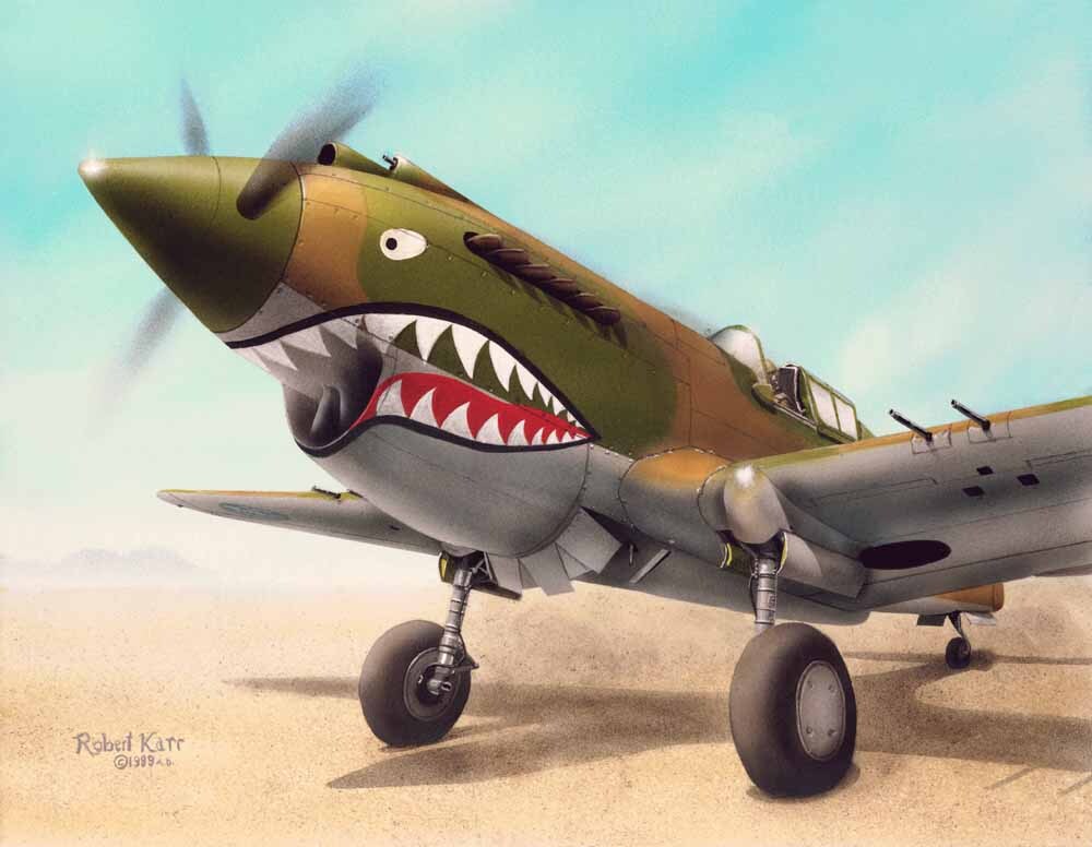 American Volunteer Group Hawk 75 Poster 0000-8550
