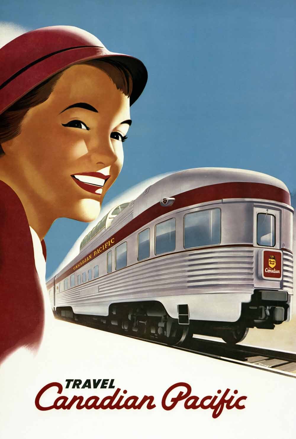 Canadian Pacific Travel Streamliner Poster 0000-8759