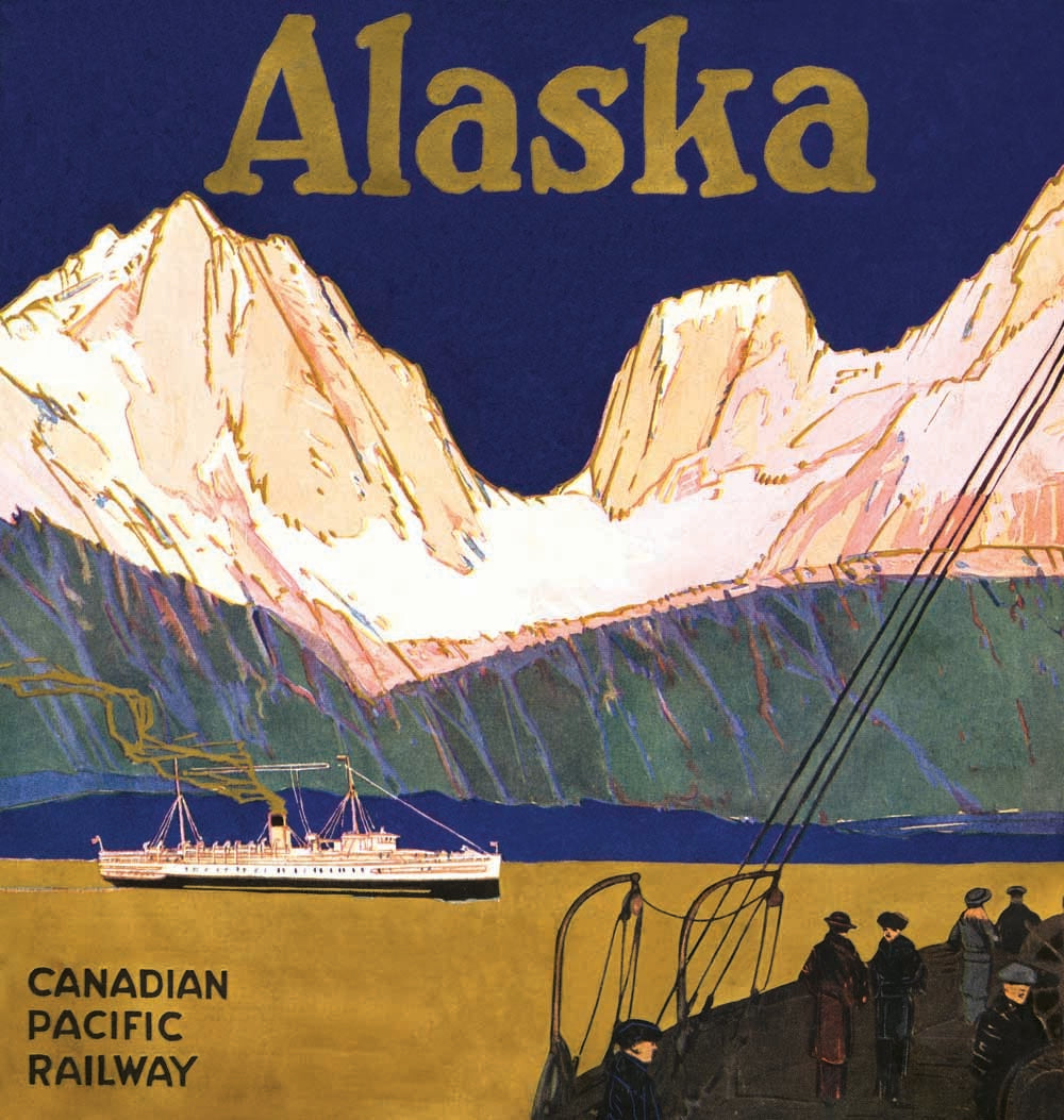 Canadian Pacific Alaska Tour Poster 0000-8764
