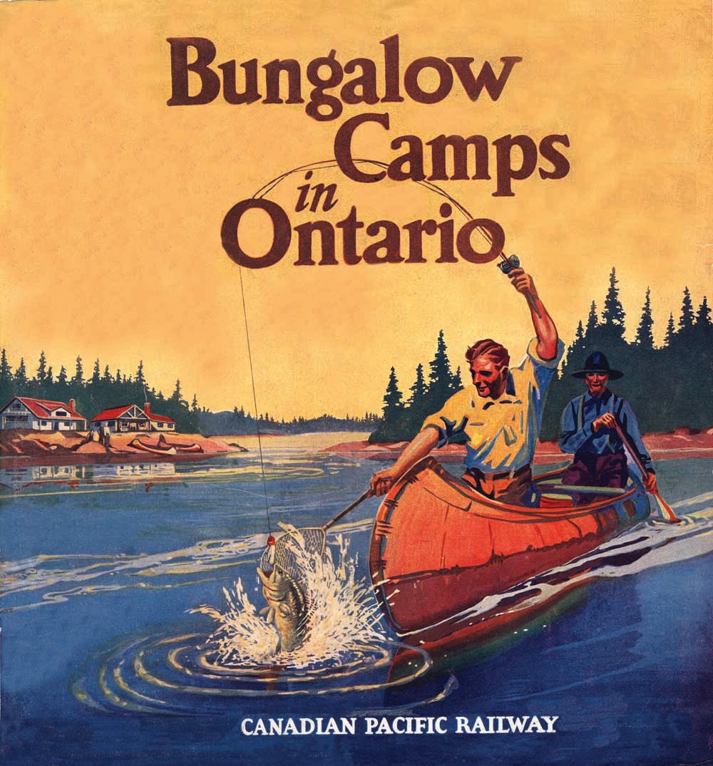 Canadian Pacific Ontario Fishing Poster 0000-8766