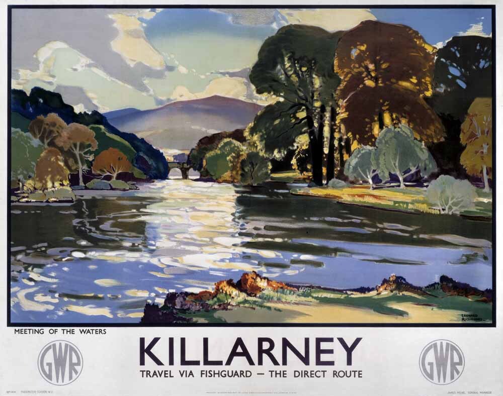 Killarney, GWR poster, 1938. 0001-3118