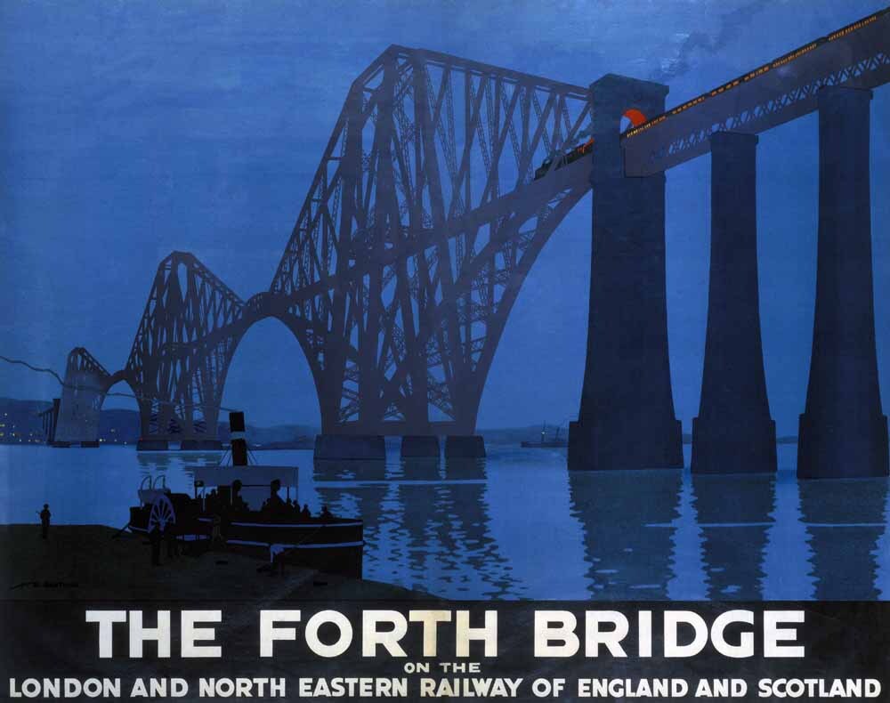 The Forth Bridge, LNER poster, 1928. 0001-3131