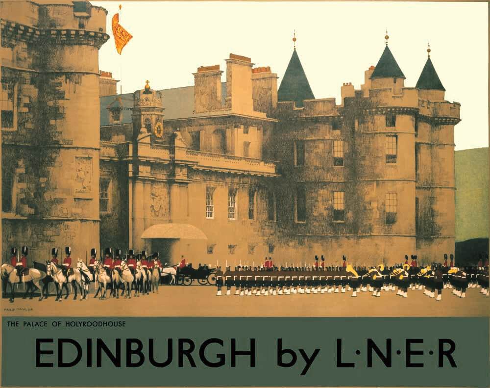 Holyroodhouse, Edinburgh, LNER poster, 1930. 0001-3299