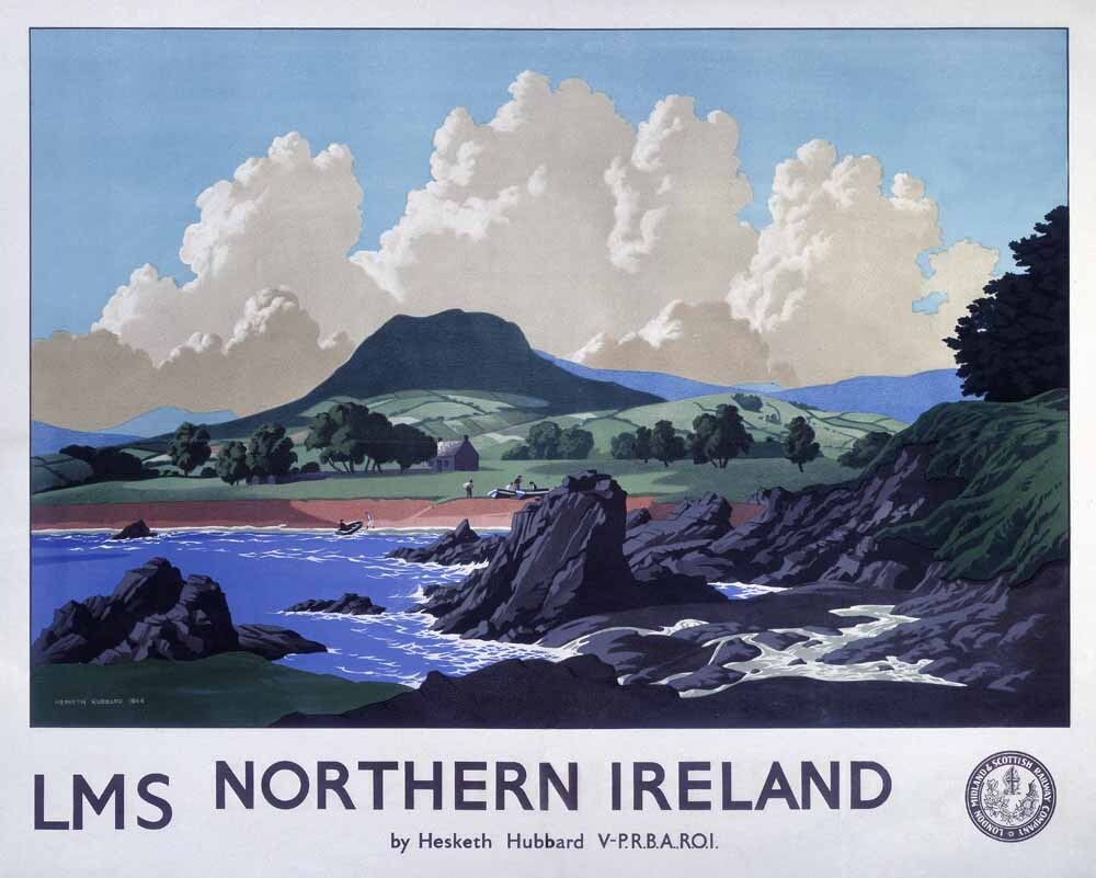 Northern Ireland, LMS poster, 1944. 0001-3341