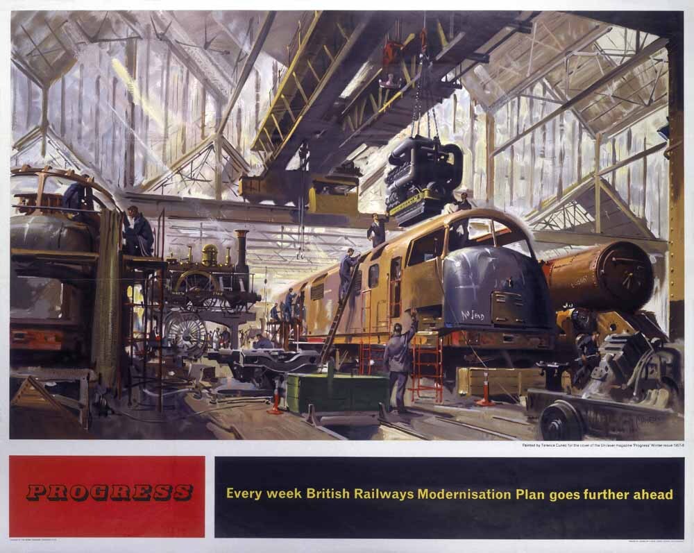 Progress, BR poster, 1957. 0001-3471