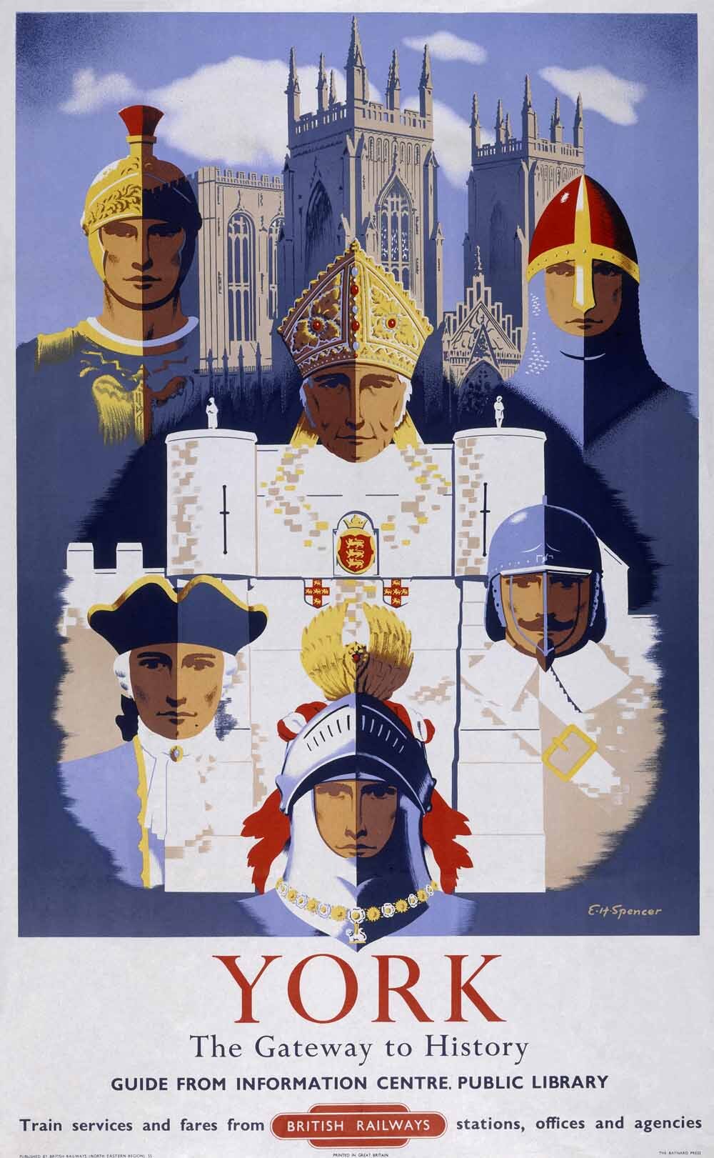 York, BR poster, 1955. 0001-3586