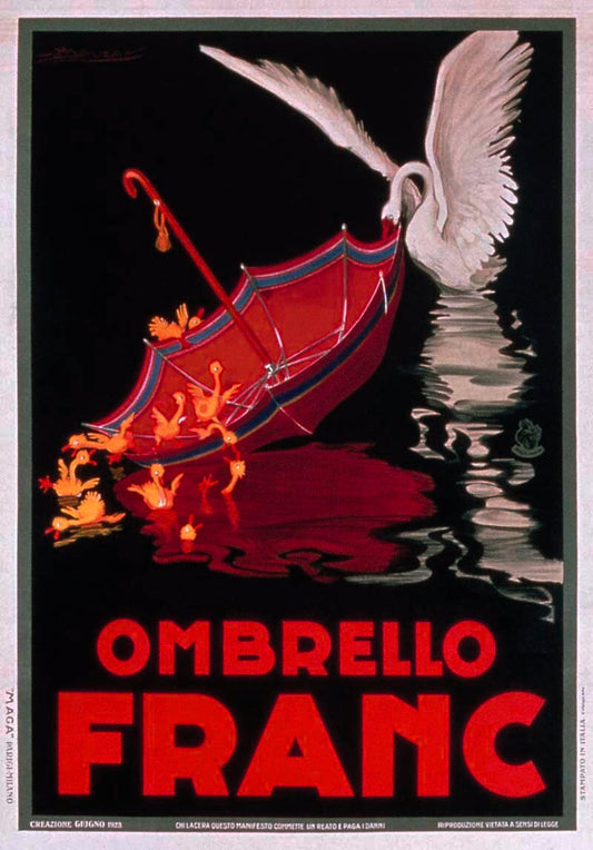 Maga 1920 Ombrello Franc Umbrella Italy poster  0000-0018
