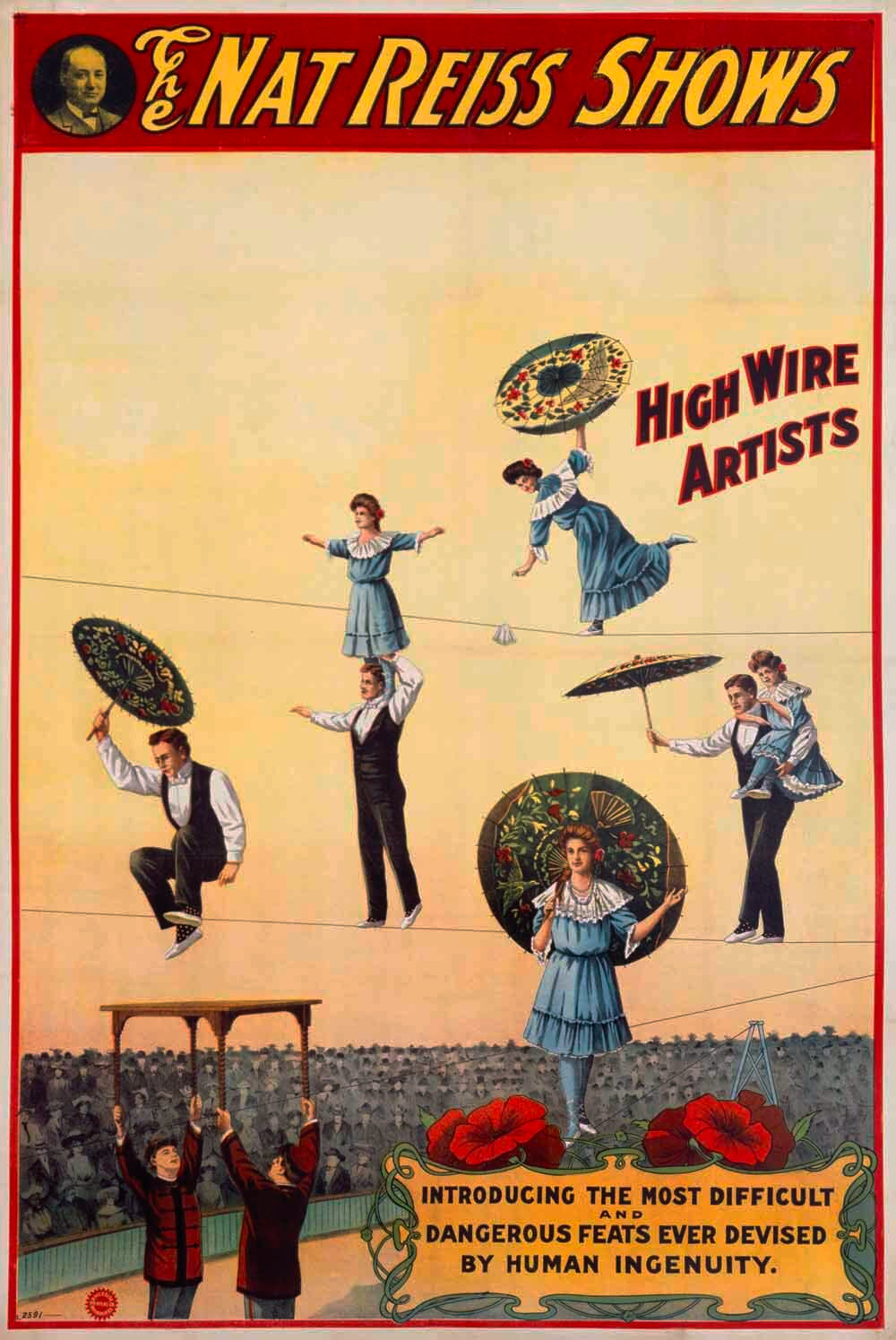 Barnum Bailey Nat Reiss High Wire Artists 0000-0147