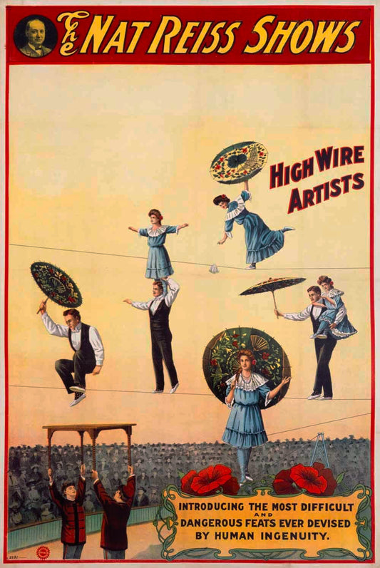 Barnum Bailey Nat Reiss High Wire Artists 0000-0147