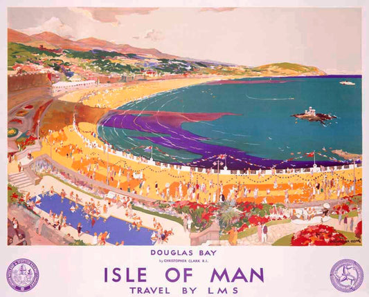 LMS Railway Isle of Man Poster 0000-0310