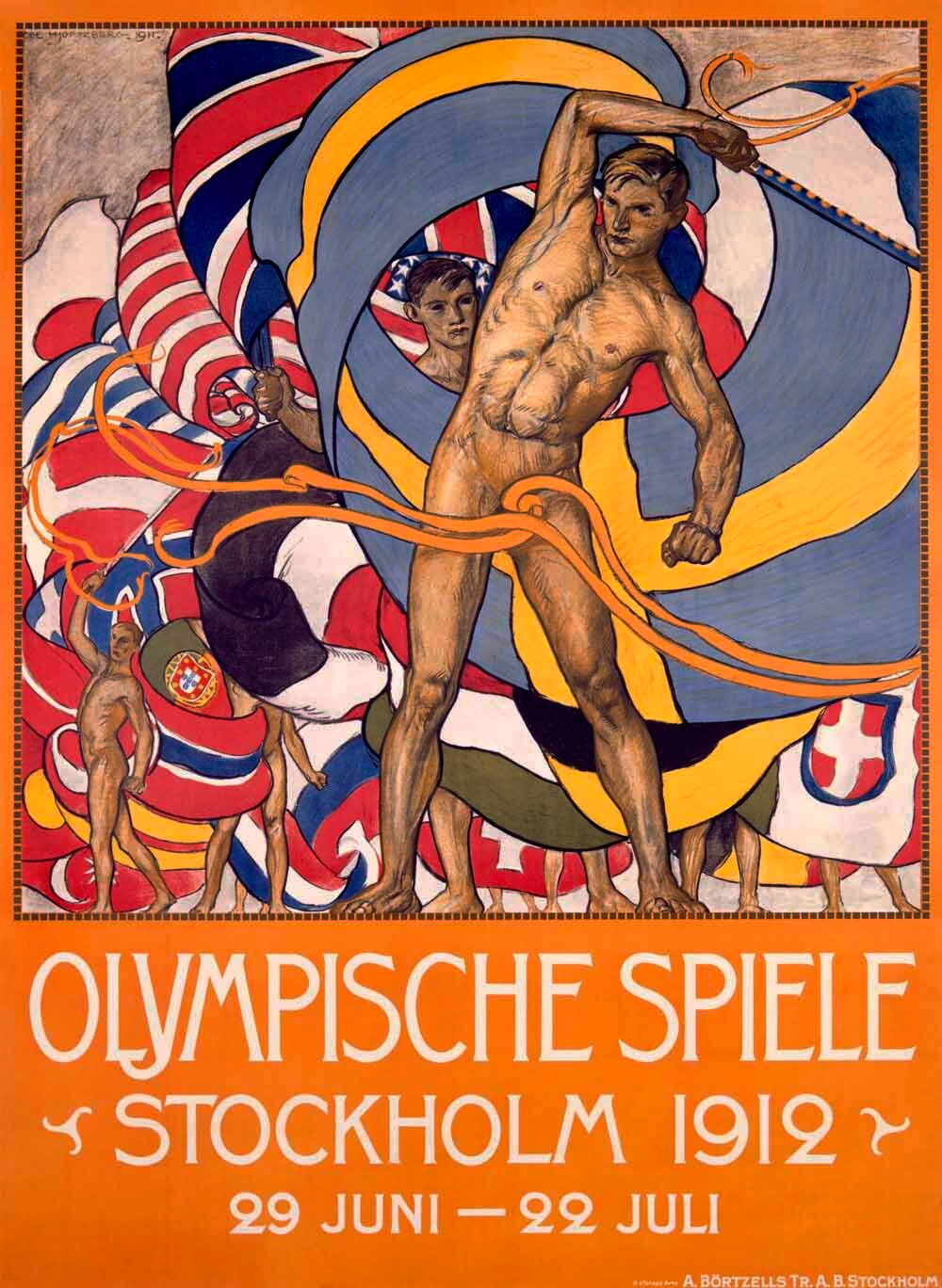 1912 Stockholm Games Poster 0000-0334