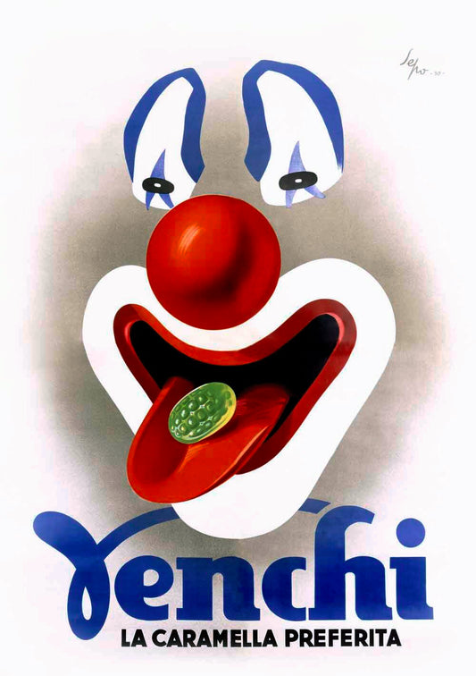 Venchi Clown Candy Poster 0000-0403