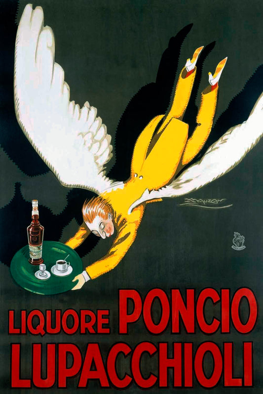 Liquer Poncio Lupacchioli Aperitiff Poster 0000-0432