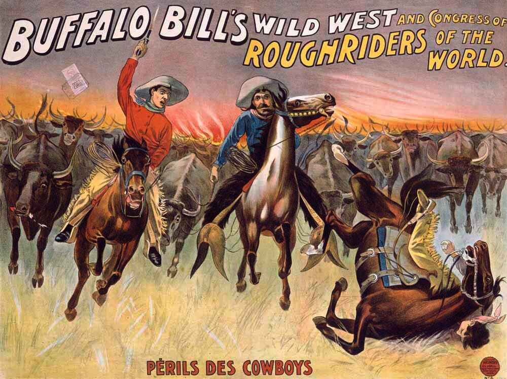 Buffalo Bills Wild West Cowboys Peril 0000-0544