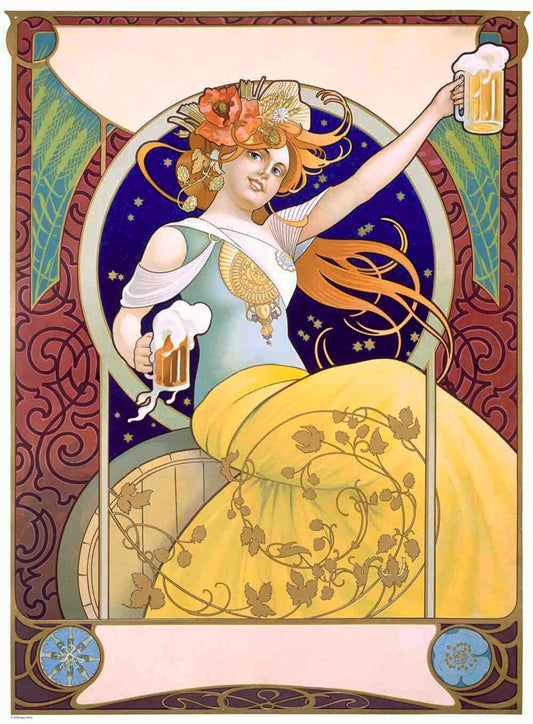 Nouveau Micro Brewery Beer Proof Poster 0000-0549