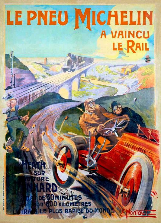 Le Pneu Michelin Tire Poster 0000-0600