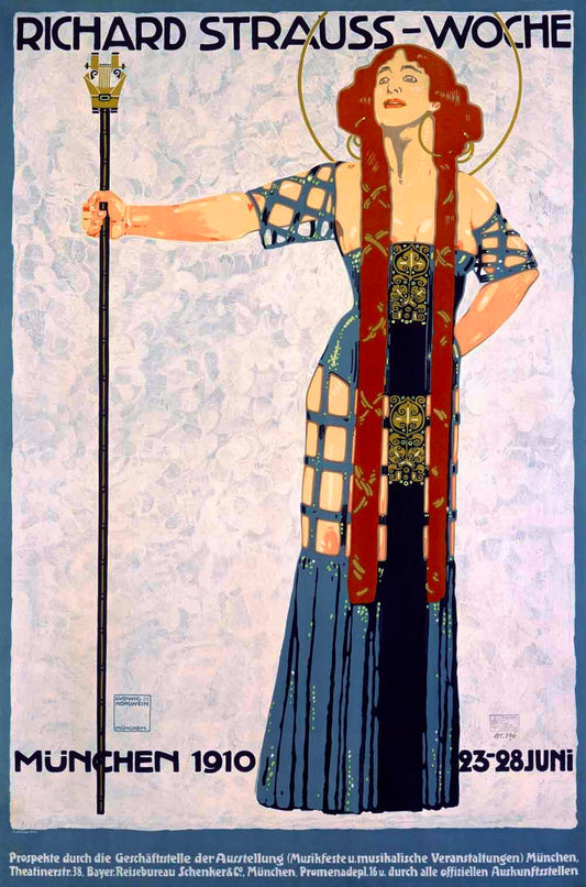 Richard Strauss Munich Opera Poster 0000-0644
