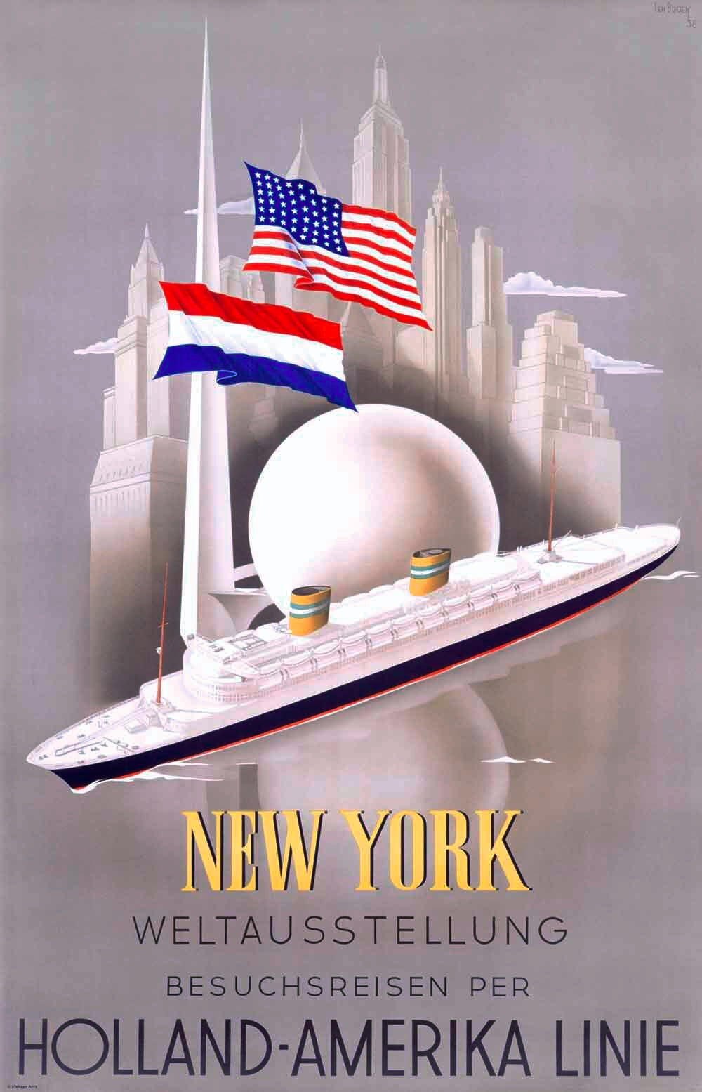 NYC World Fair Holland Oceanline Poster 0000-0662