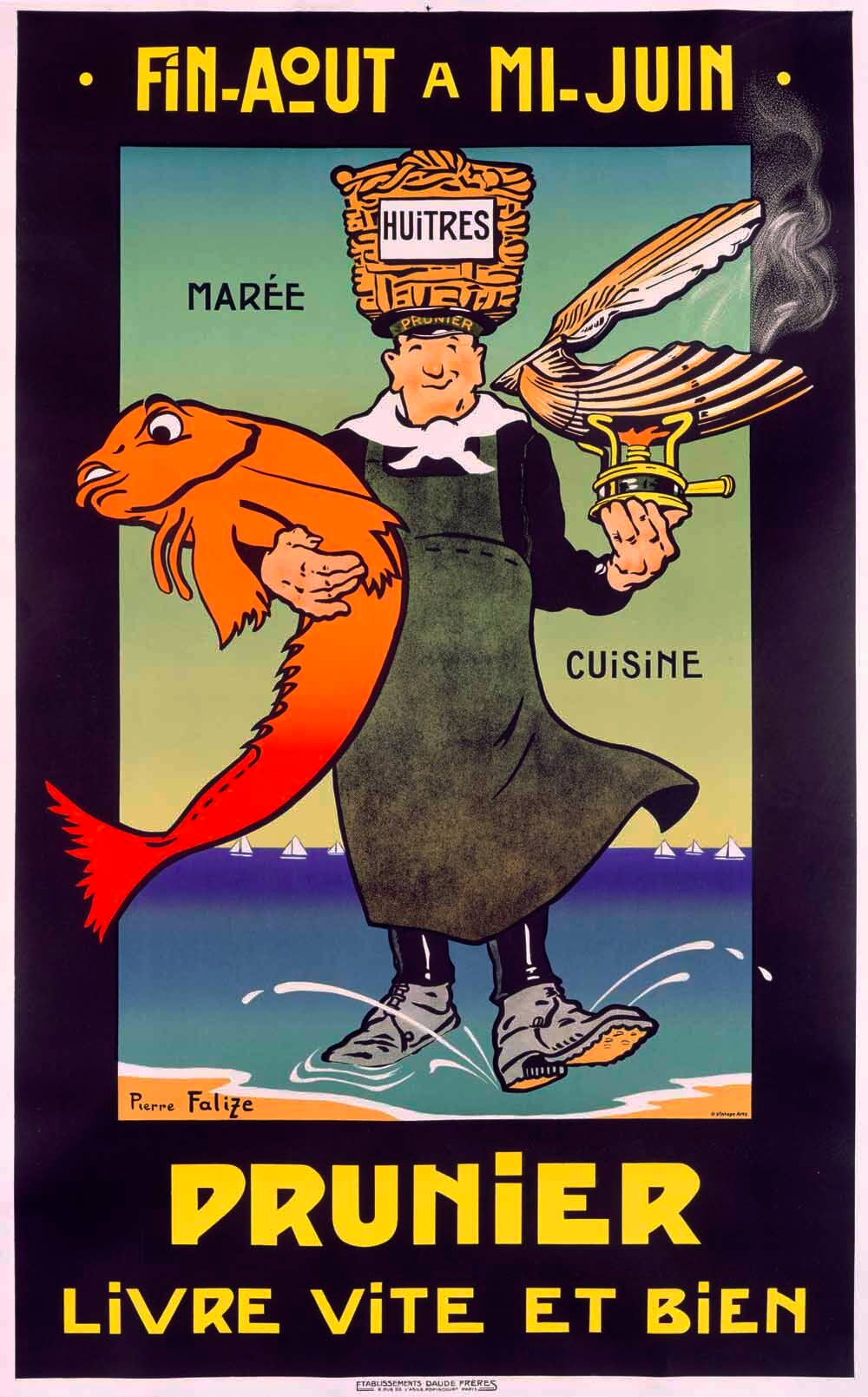 Prunier Fish Company Poster 0000-0727