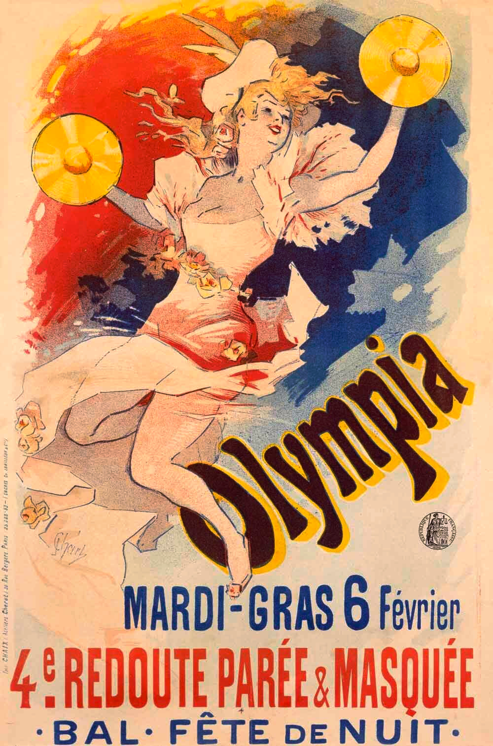 Olympia Theater Mardi Gras Ball Poster 0000-0745