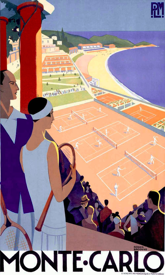 Monte Carlo Riviera Tennis Resort Poster 0000-0793