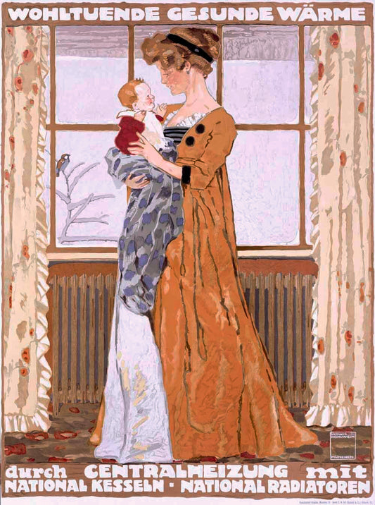 Home Central Heating Poster 0000-0831
