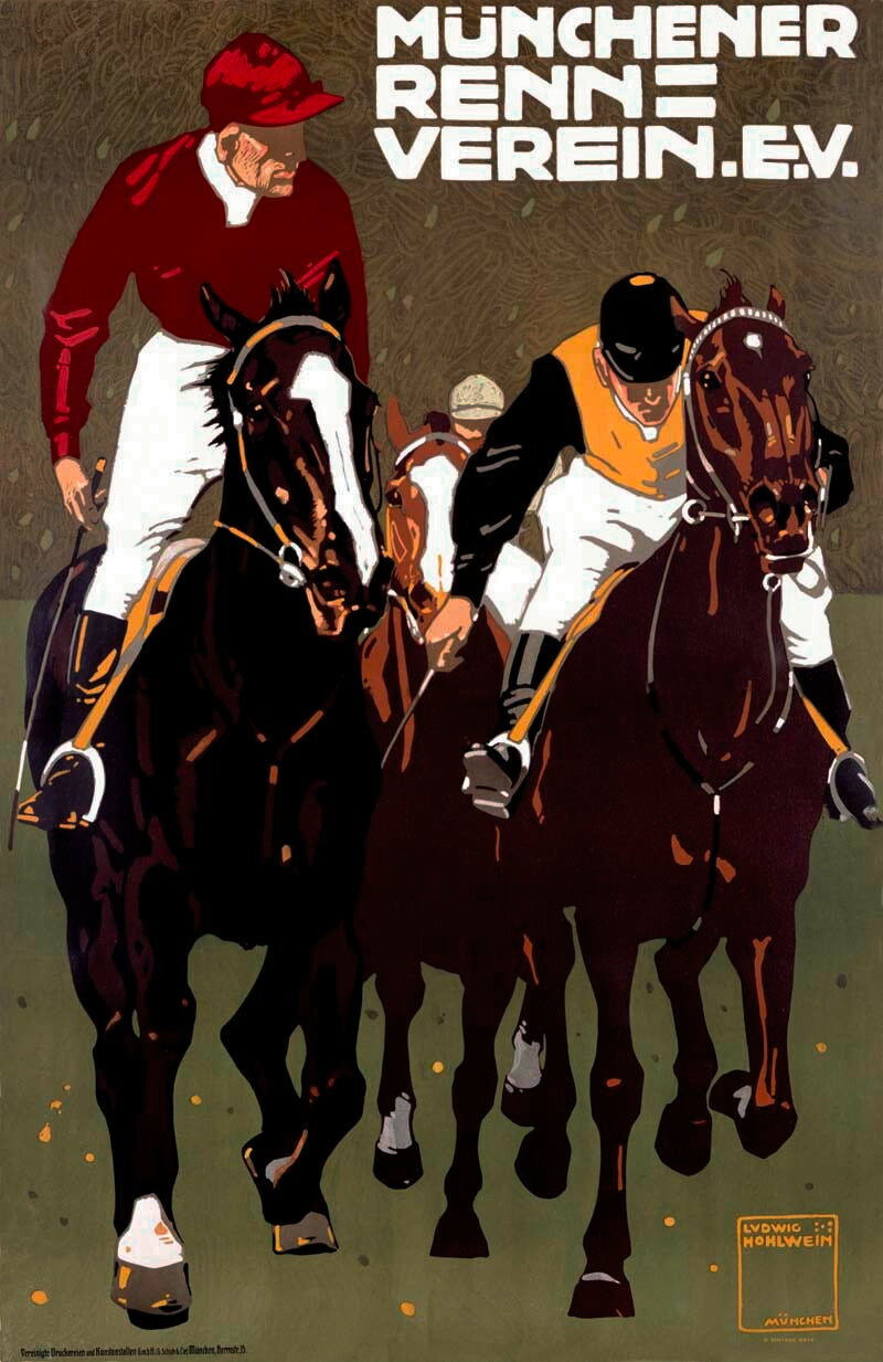 Munich Horse Race Association Poster 0000-0904