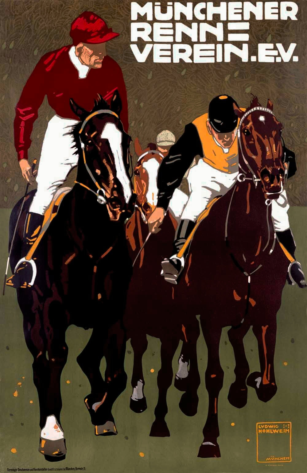 Munich Horse Race Association Poster 0000-0904
