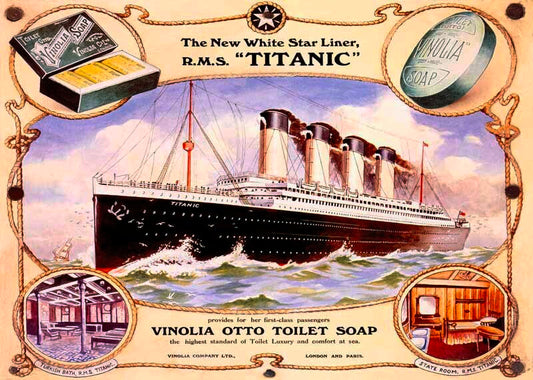 Vinolia Titanic Bath Soap Poster 0000-0952