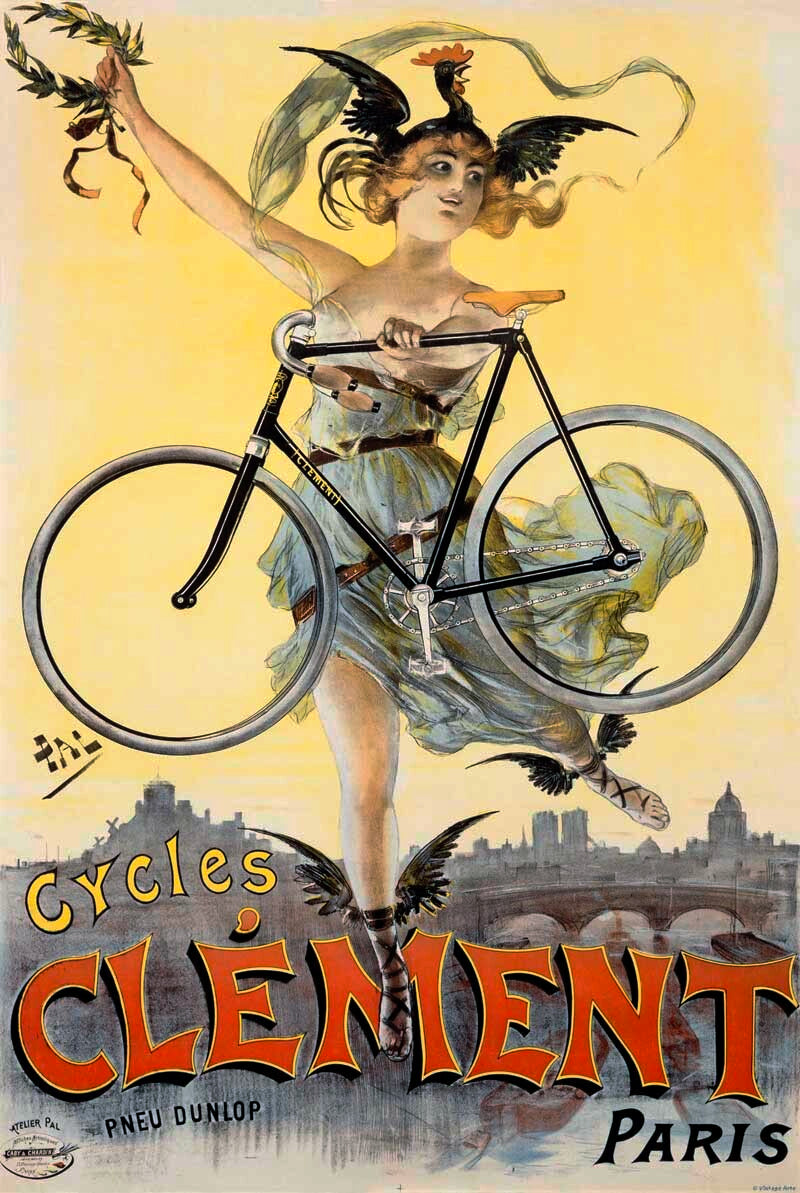 French Biycles Clement Poster 0000-1018