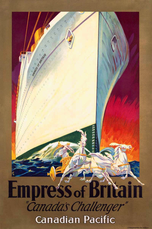 Canadian Pacific Railway Empress Poster 0000-1061